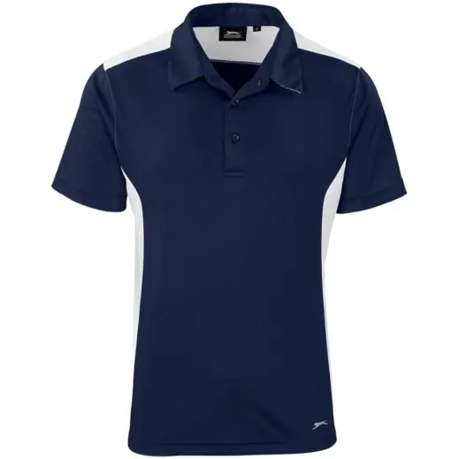 Mens Glendower Golf Shirt Navy Front